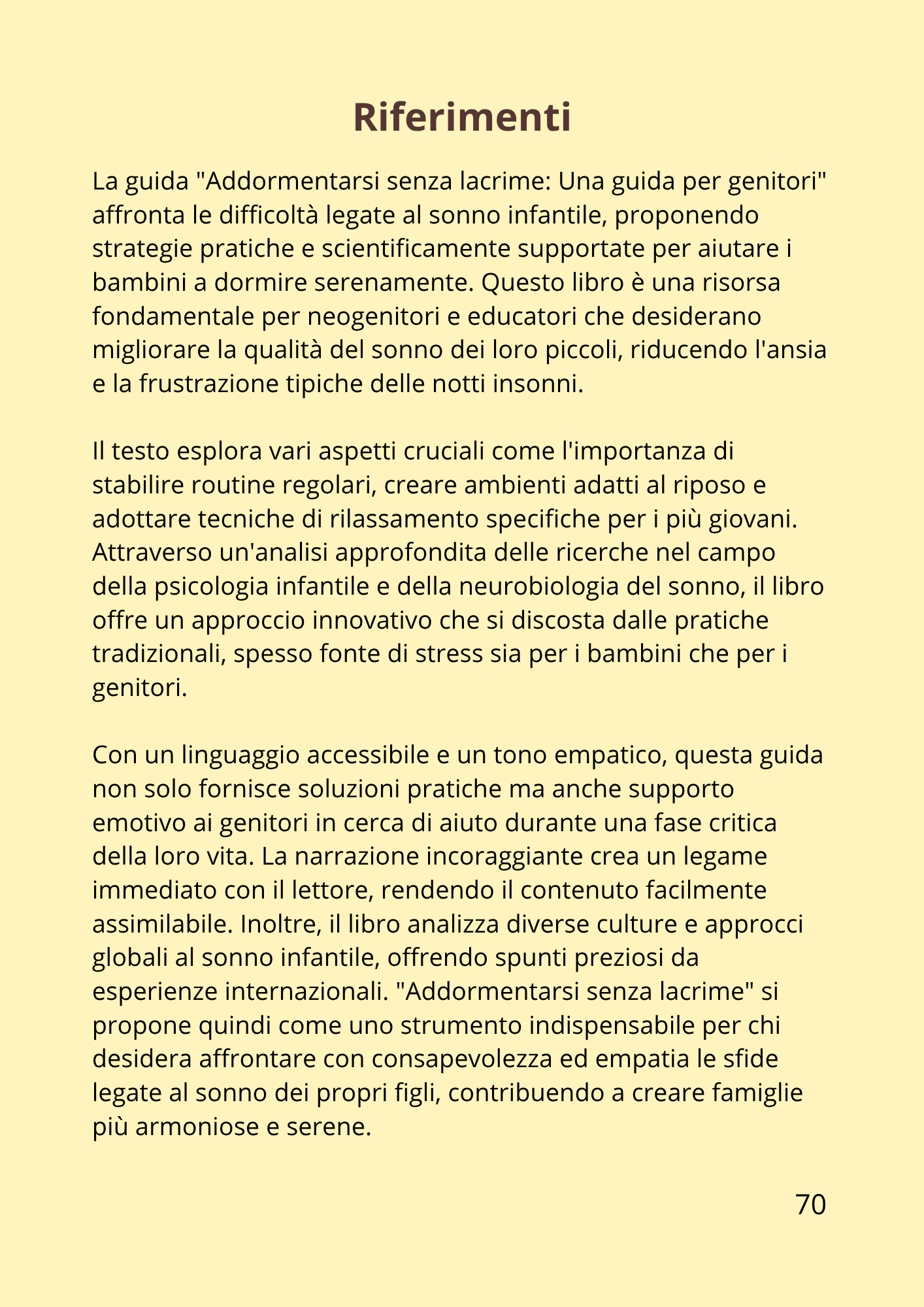 MAMMA INSEGNAMI A DORMIRE